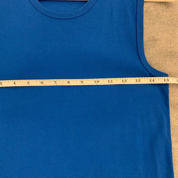 J Crew "Cobalt" Blue Sleeveless Shell Size M - Picture 4 of 8